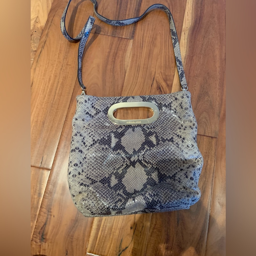 Michael Kors Snakeskin leather crossbody bag